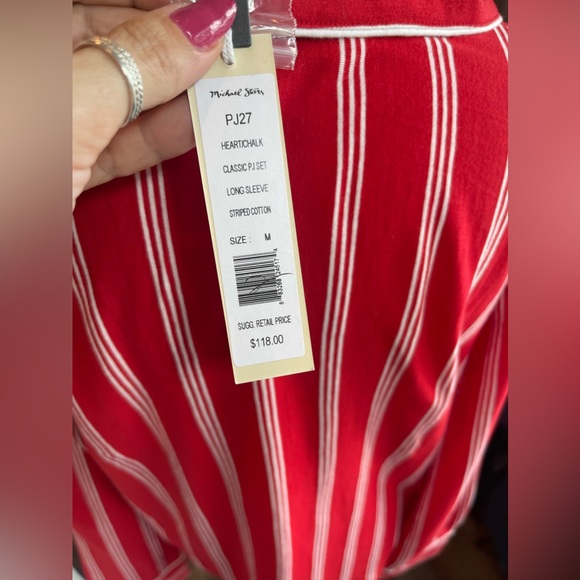 Michael Stars Revolve Classic Pajama Top Medium, NWT - Picture 6 of 9